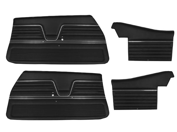 1969 Plymouth Road Runner Front Doors & Rear Quarter Trim Panels